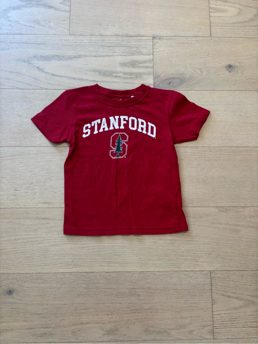 Stanford red toddler tee, size 2-3Y